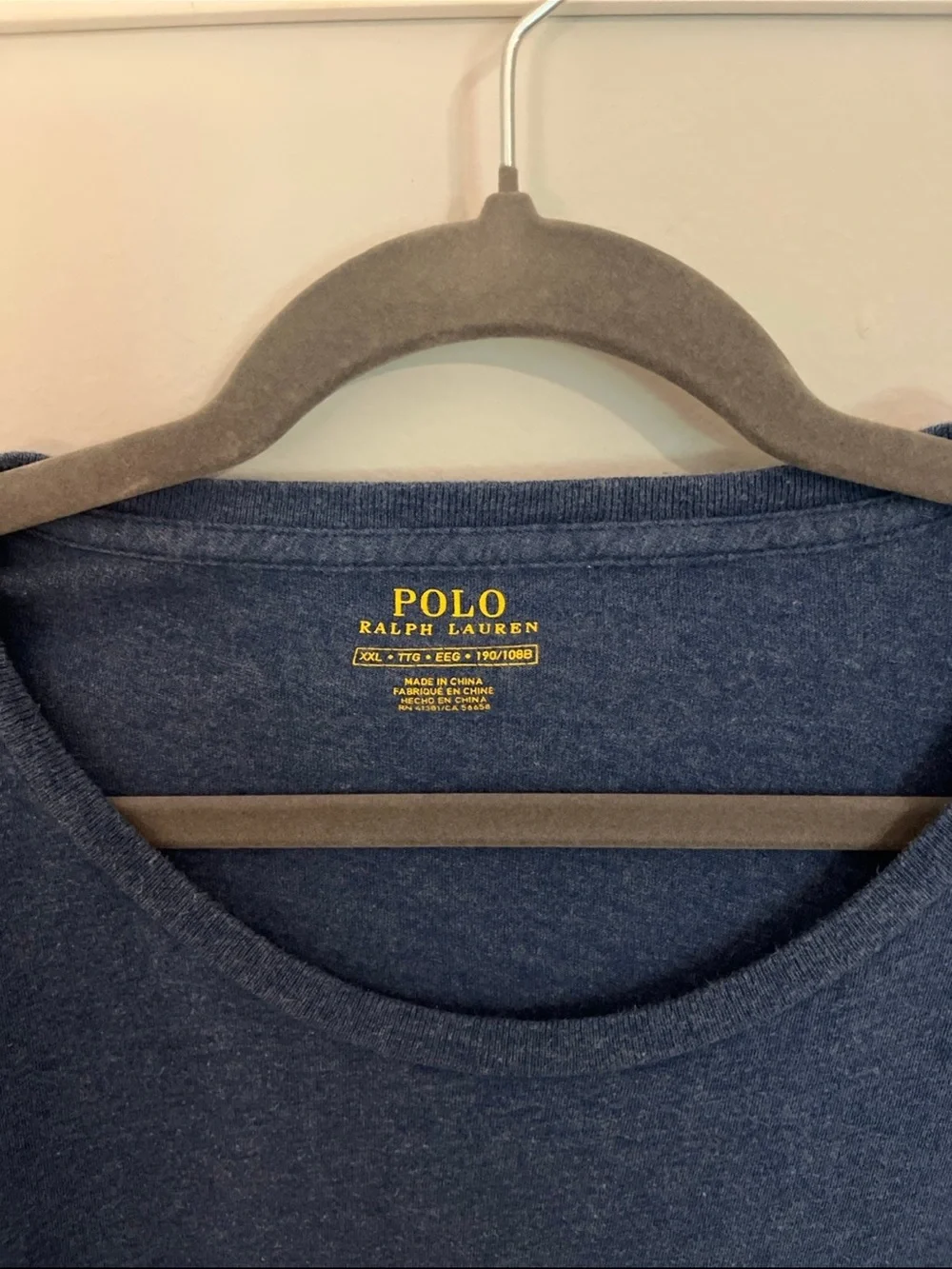 Polo by Ralph Lauren Blue Short-Sleeve Crewneck Tee